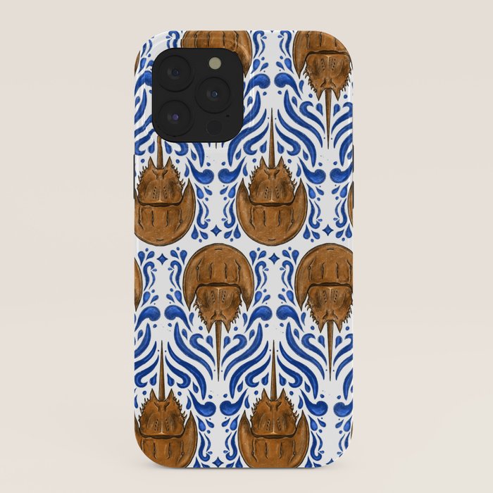 Horseshoe Crab Pattern iPhone Case