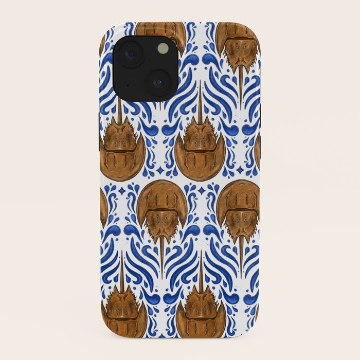 Horseshoe Crab Pattern iPhone Case