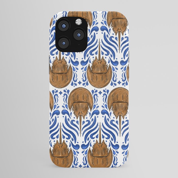 Horseshoe Crab Pattern iPhone Case