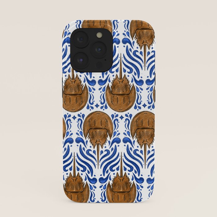 Horseshoe Crab Pattern iPhone Case
