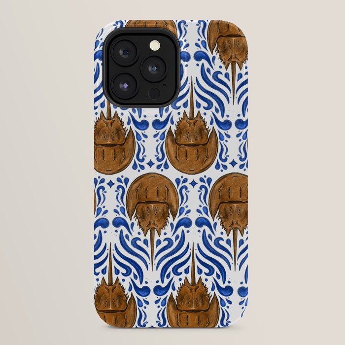Horseshoe Crab Pattern iPhone Case