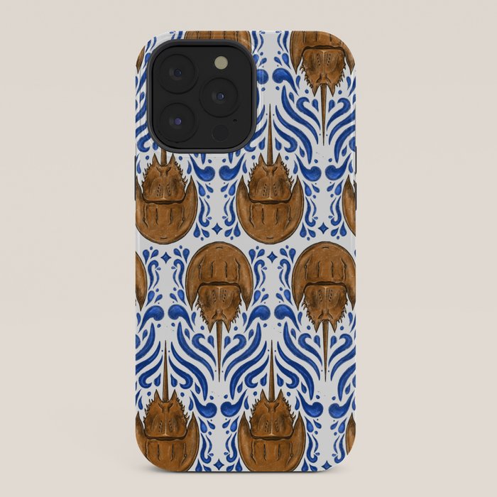 Horseshoe Crab Pattern iPhone Case