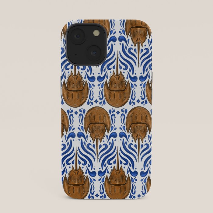 Horseshoe Crab Pattern iPhone Case