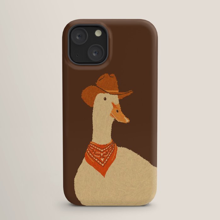 Bo The Cowboy Duck iPhone Case