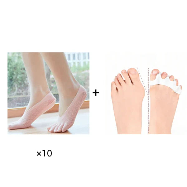 🔥Hot Sale🔥Unisex Invisible Corrective Five-Toe Socks