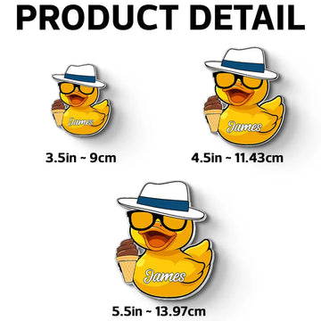 Cute Cruise Duck Door Magnet With Custom Name Bright Cabin Door Decor Funny Vacation Keepsake Gift for Family