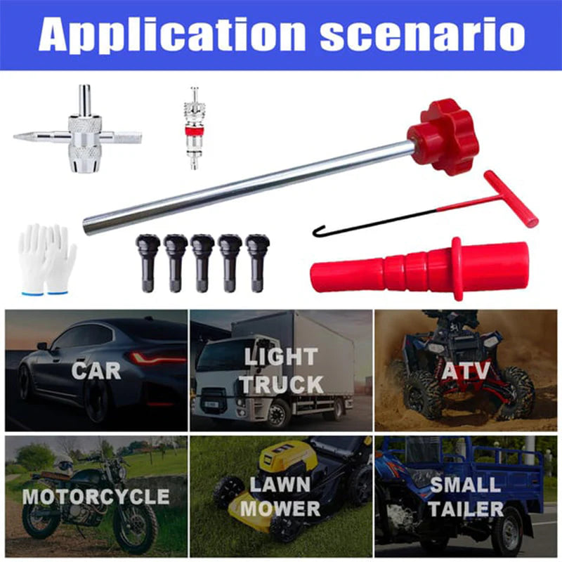 ❤️Black Friday SALE 50% OFF💥Fast Tire Valve Tool Kit