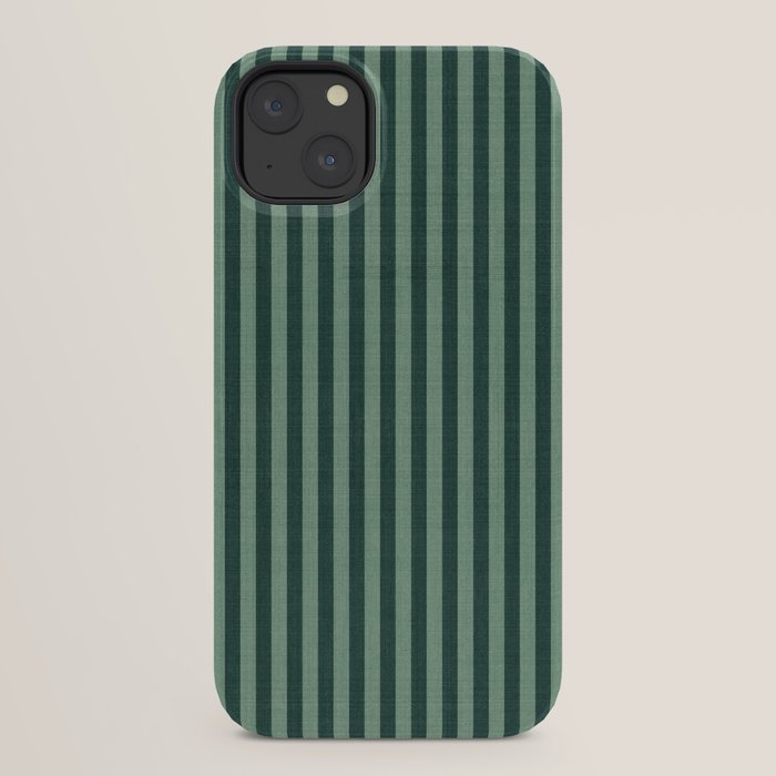 Pinstripe in Green iPhone Case