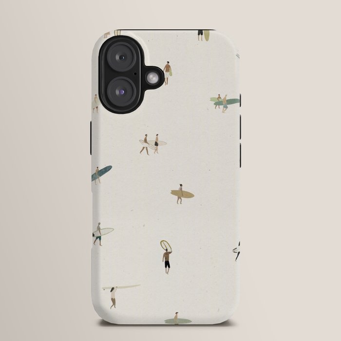 Tiny Surfers iPhone Case