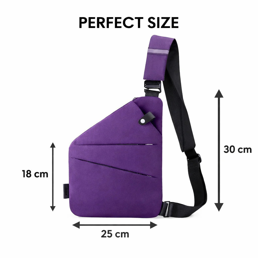 StrideSafe™ anti-theft shoulder bag
