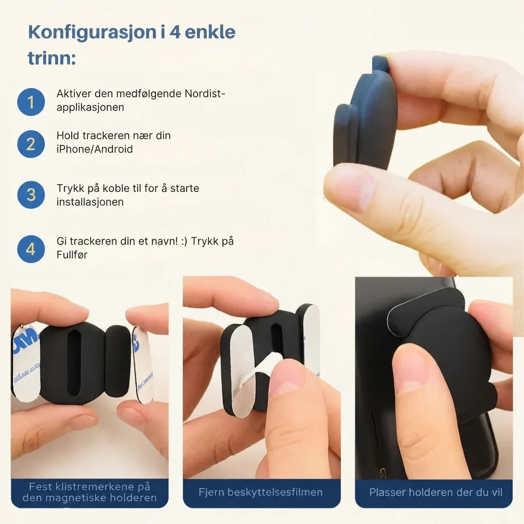 Nordist GP90 | GPS tracker without subscription (Android/Apple)