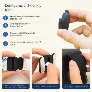 Nordist GP90 | GPS tracker without subscription (Android/Apple)