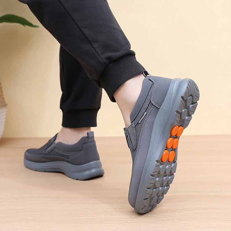 👟 60% OFF NOW! ✨ Men's Orthopedic Breathable Loafer Sneakers - Arch Support with Memory Foam Insoles for All-Day Comfort 🏃 ♂️💨