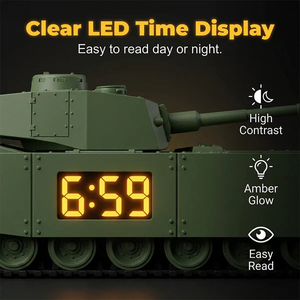 Interactive Tank Alarm Clock