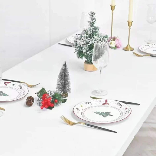 🌸✨Tablecloth made of elastic material, suitable for tables with a length of 4 feet/6 feet/8 feet