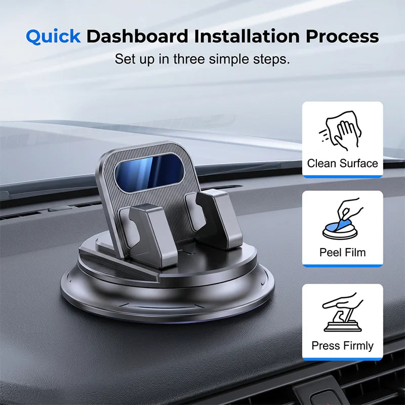 🚗📱 SWIVEL CAR PHONE HOLDER FOR DASHBOARD - BUY 2, GET 1 FREE + BUY 3, GET 2 FREE! 🔥