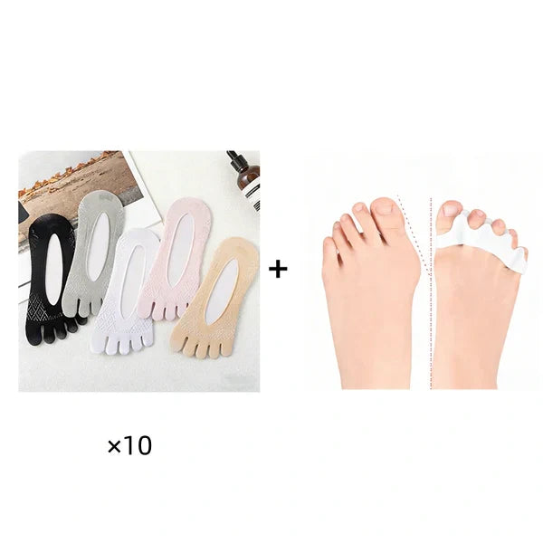 🔥Hot Sale🔥Unisex Invisible Corrective Five-Toe Socks