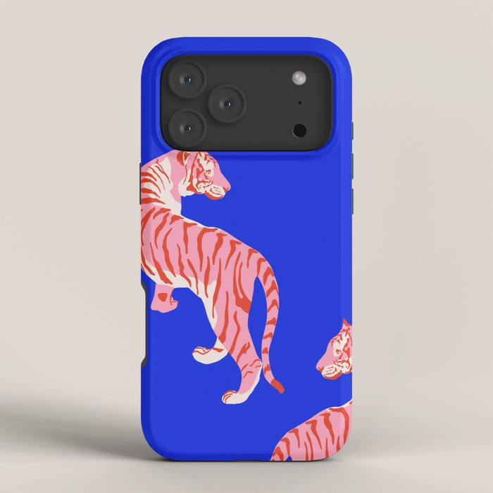 Wildcats on Indigo Blue iPhone Case