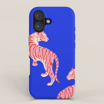 Wildcats on Indigo Blue iPhone Case