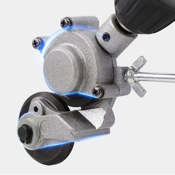 Electric drill with sheet metal cutter