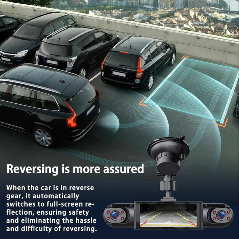 4 Channel Car Dash Cam 1080P HD