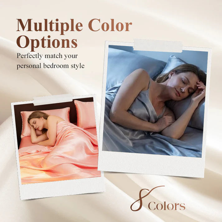📢📢50% OFF !!! ⏰Solid Color Satin Flat Sheet