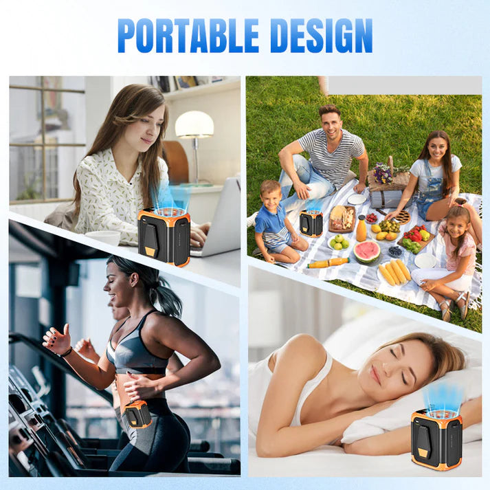 Multifunctional portable outdoor fan