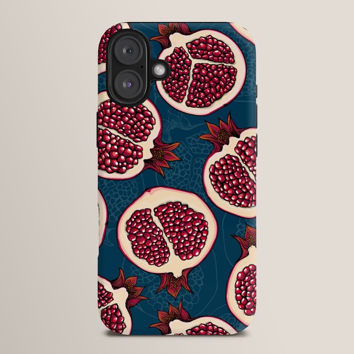 Pomegranate slices  iPhone Case