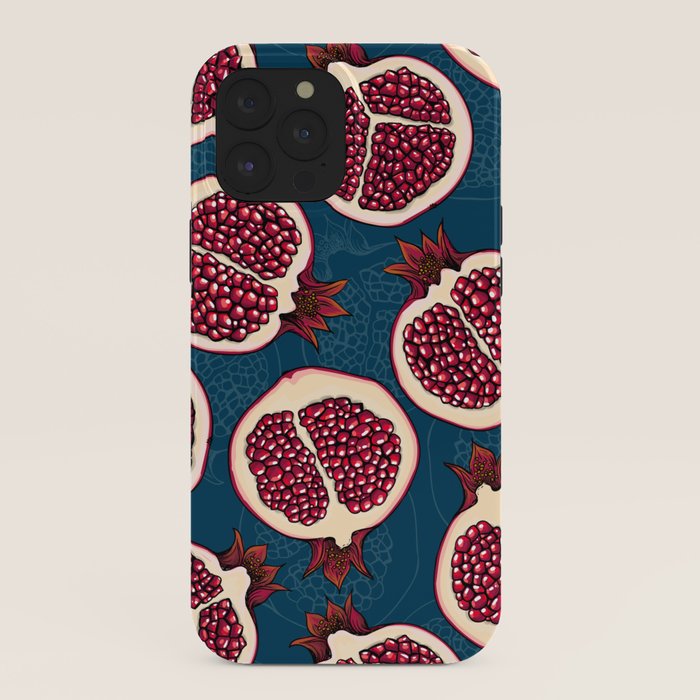 Pomegranate slices  iPhone Case