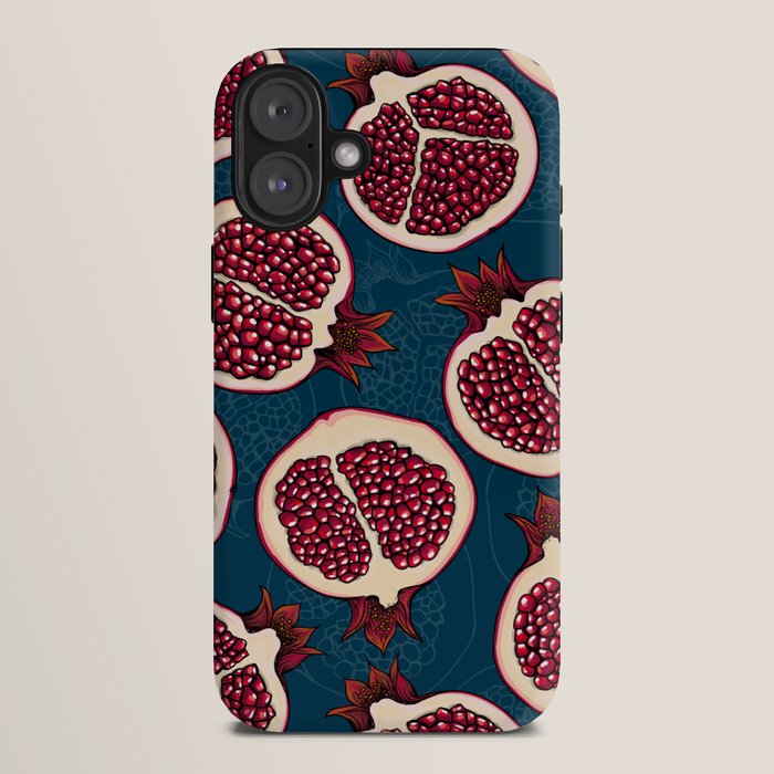 Pomegranate slices  iPhone Case