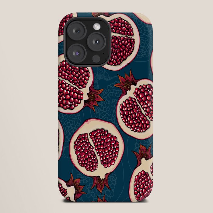 Pomegranate slices  iPhone Case