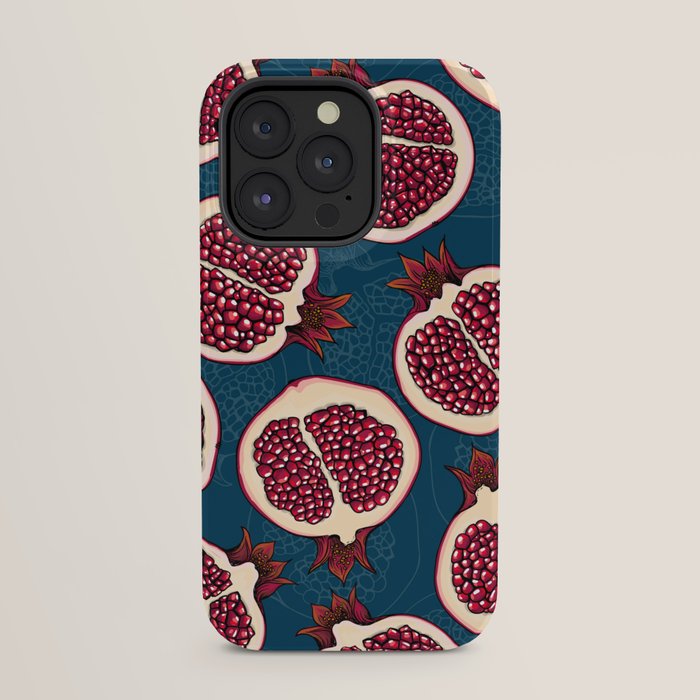Pomegranate slices  iPhone Case