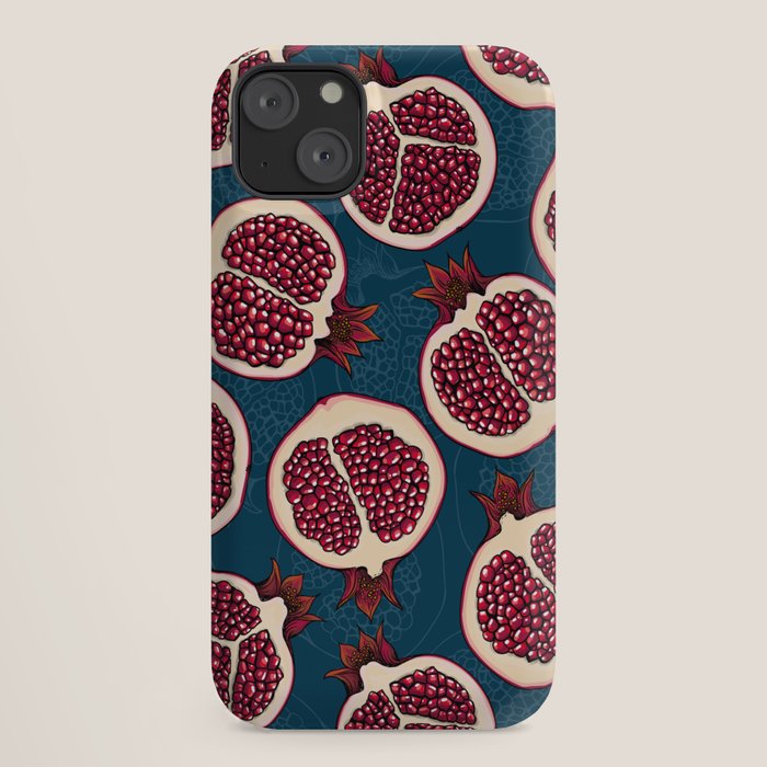 Pomegranate slices  iPhone Case