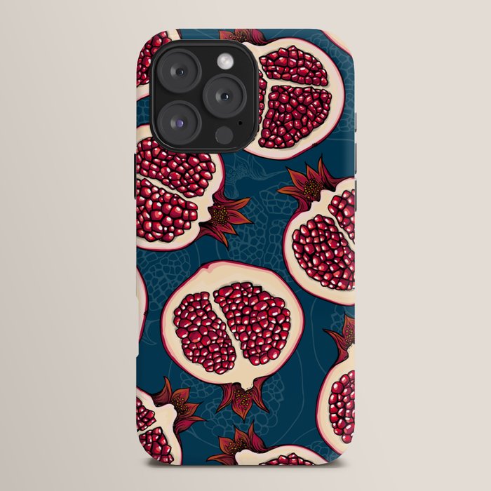 Pomegranate slices  iPhone Case