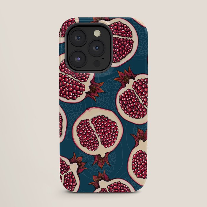 Pomegranate slices  iPhone Case