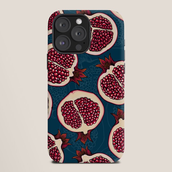 Pomegranate slices  iPhone Case