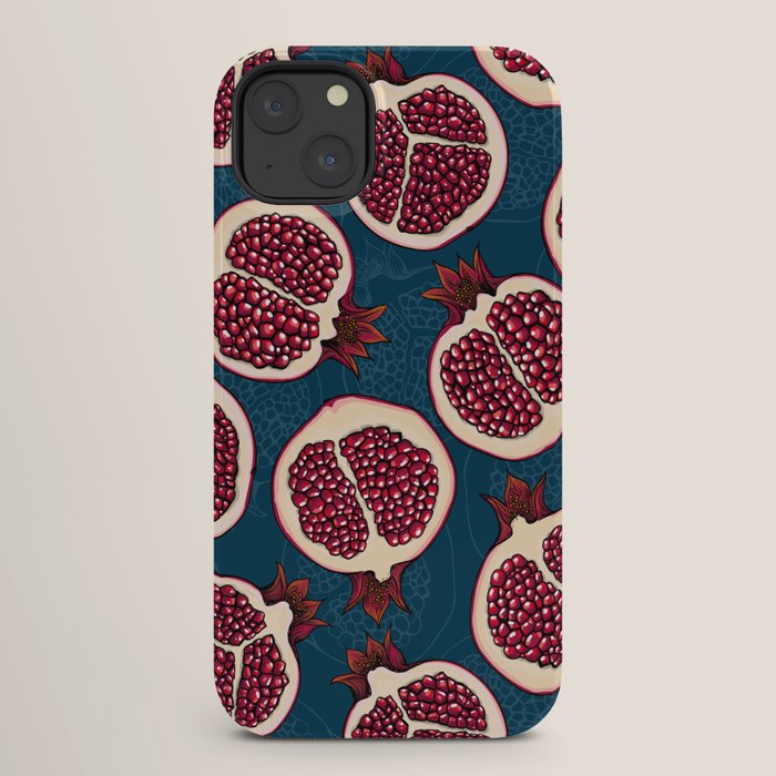 Pomegranate slices  iPhone Case