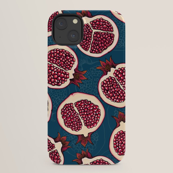 Pomegranate slices  iPhone Case