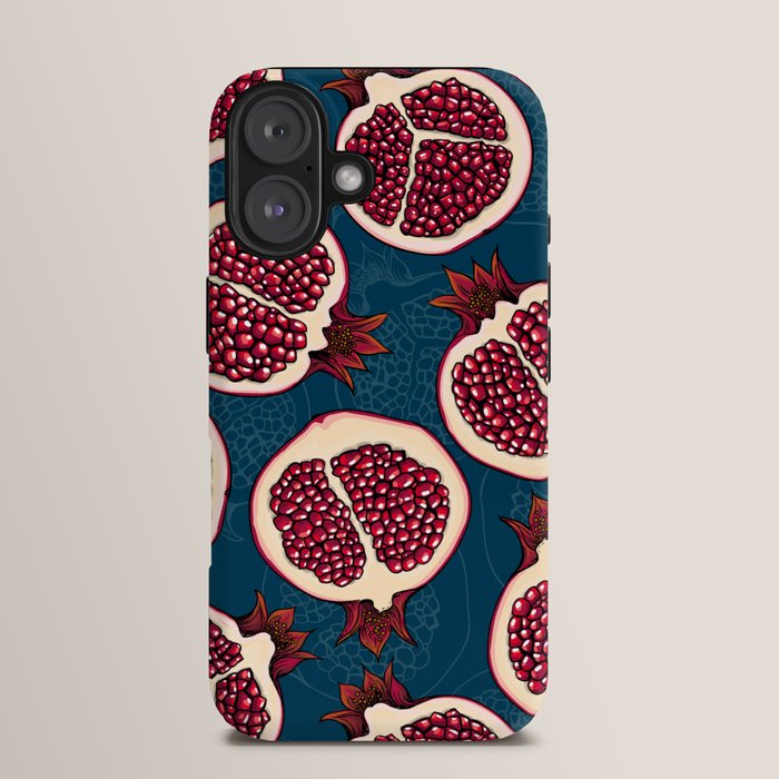 Pomegranate slices  iPhone Case