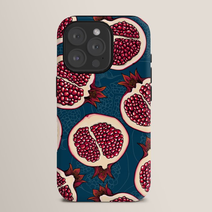 Pomegranate slices  iPhone Case