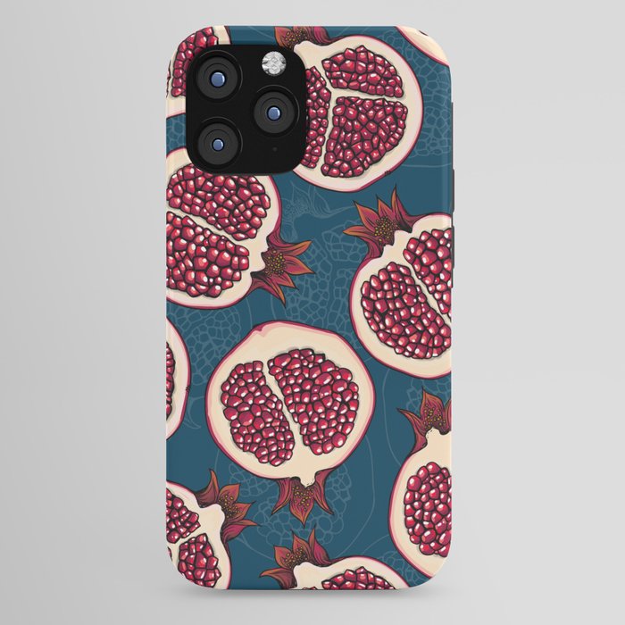 Pomegranate slices  iPhone Case