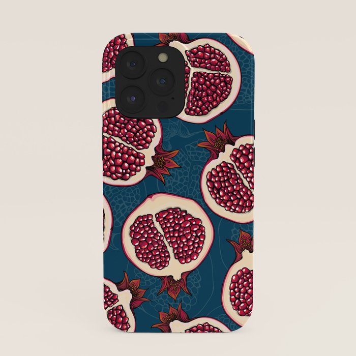 Pomegranate slices  iPhone Case