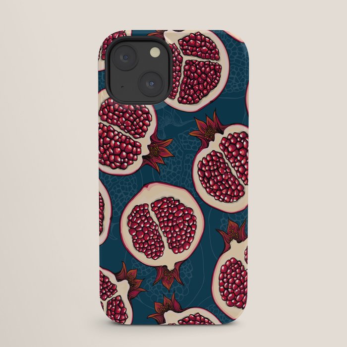 Pomegranate slices  iPhone Case