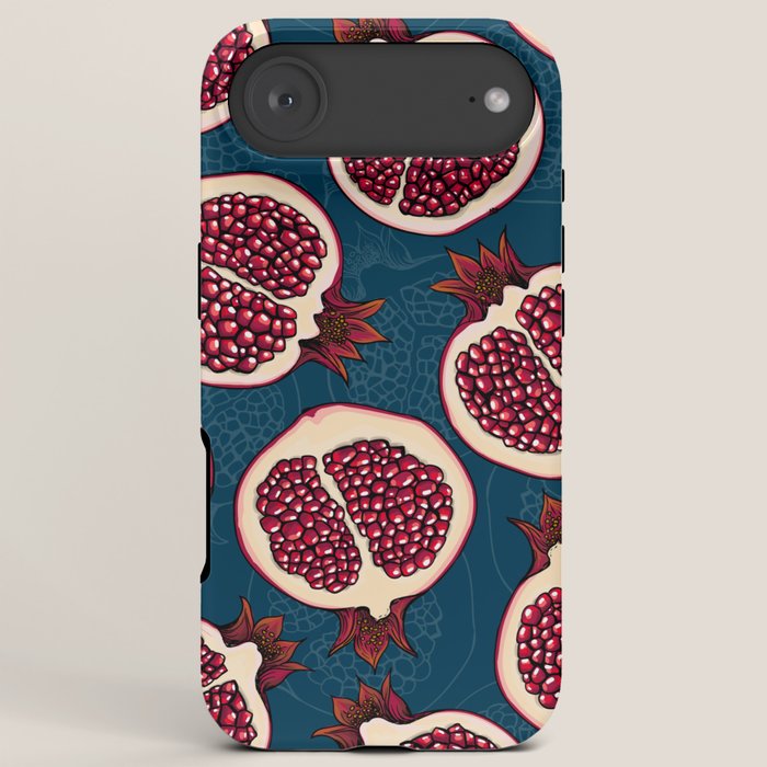 Pomegranate slices  iPhone Case