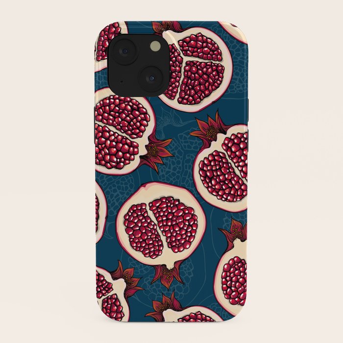 Pomegranate slices  iPhone Case