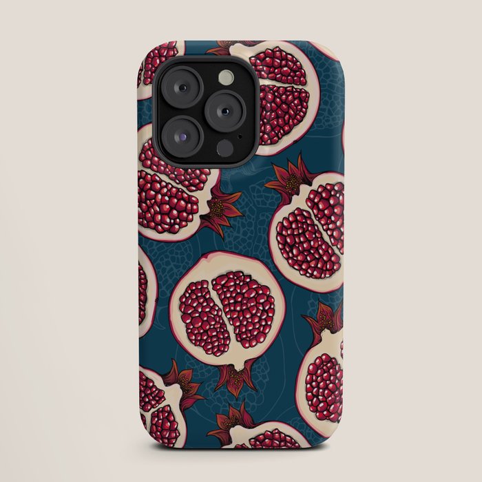 Pomegranate slices  iPhone Case