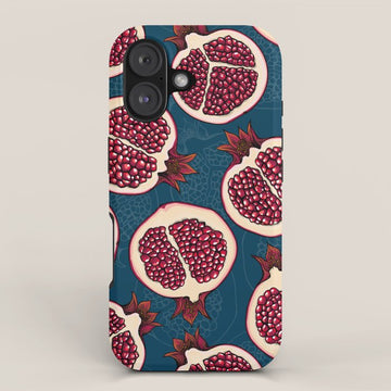 Pomegranate slices  iPhone Case