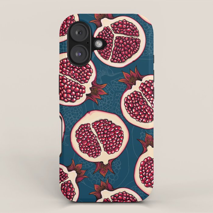 Pomegranate slices  iPhone Case