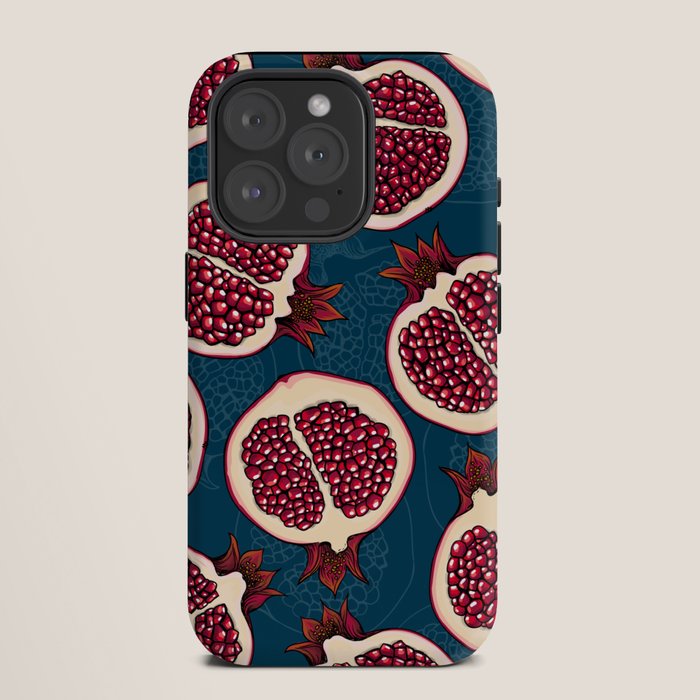 Pomegranate slices  iPhone Case