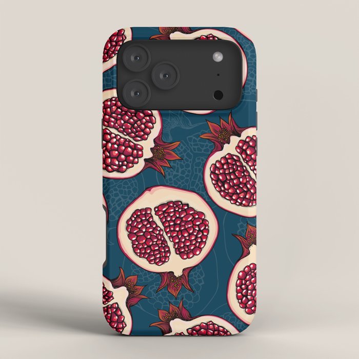 Pomegranate slices  iPhone Case